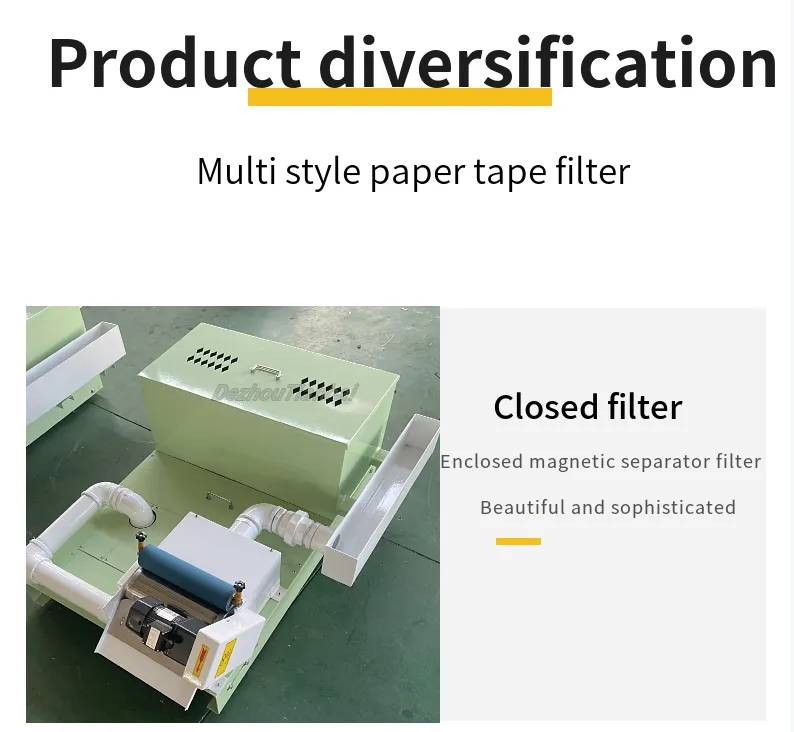 CNC Machine Tool Filter System Paper Filter Conveyor or Drum Paper Tape Filter