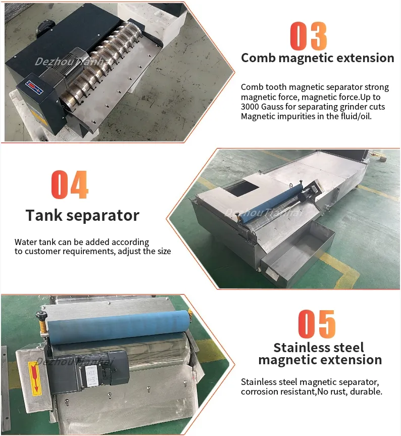 Custom-Made Dimension Manufacture CNC Machine Magnetic Separator Machine