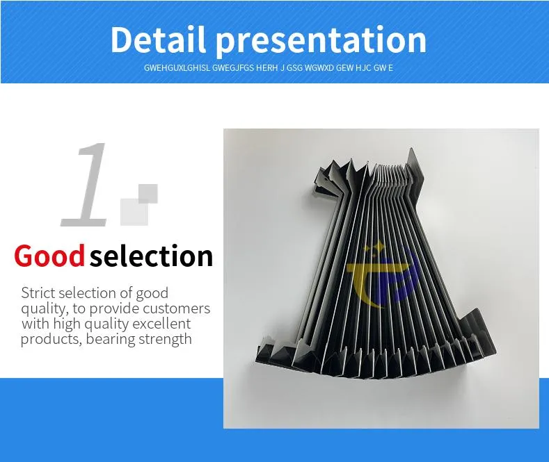 Customized CNC Accordion Cover Folding Protection Bellows Cover