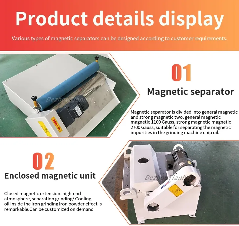 CNC Machine Lathe Machine Suitable Wet Magnetic Separator on Sale