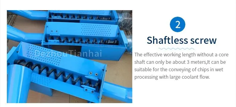 High Quality Screw Conveyor Chip Remove Machine Chip Conveyor