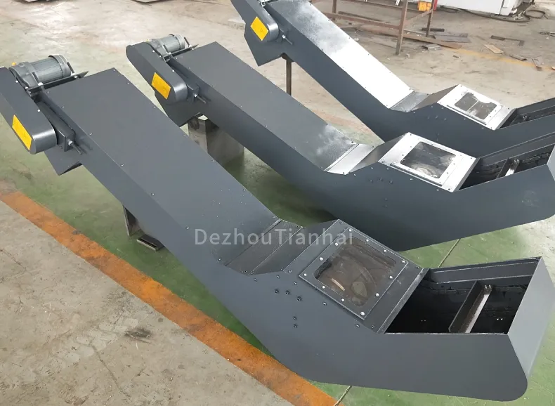 Detianhai Conveying Iron Aluminum Copper Scrap Scraper Chip Conveyor