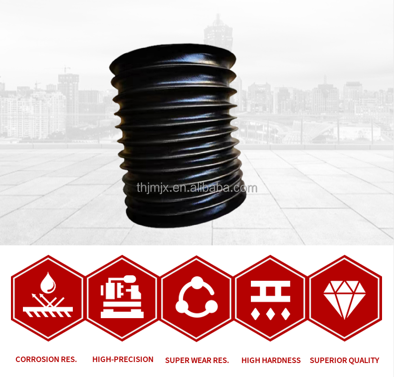 Hot Sell Flexible High Temperature Flexible Round Bellows Covers Rubber Bellows Dust Cover