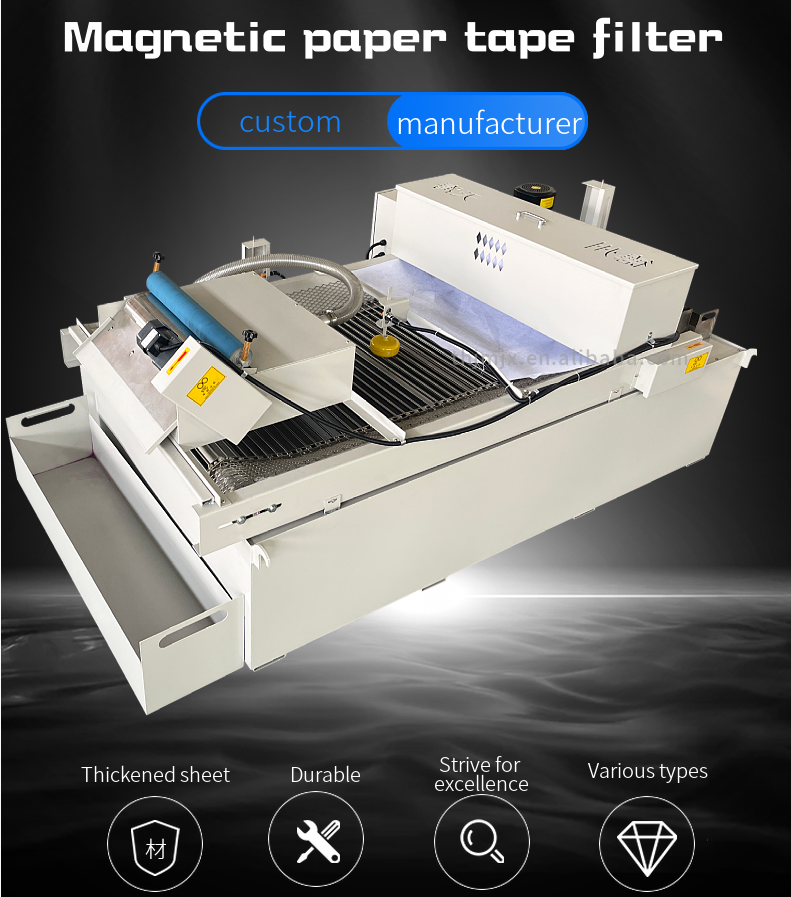 CNC Machine Tool Grinder Special Cutting Fluid Filtration Roller Type Paper Tape Filter