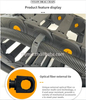 Nylon Drag Chain Cable for Improved Durability and Performance