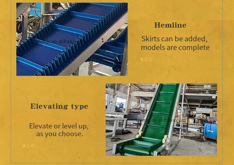 Automatic Modular Vertical Lifting Elevating Incline Belt Conveyor Machine