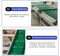 PVC/PU Leakproof Outdoor Conveyor Belt with Guide Strip and Sidewall for Food Industry