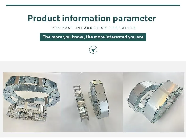 Detianhai Steel Cable Track Carriers Drag Chains for CNC Machine