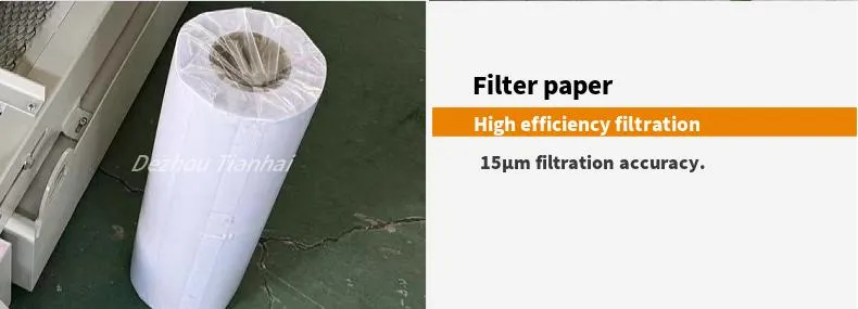 CE Cutting Oil Cleaning Magnetic Paper Band Filter