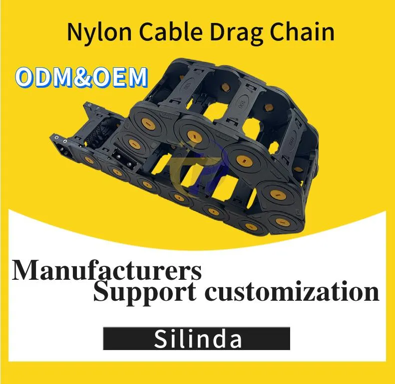 Wholesale Factory Supply High Quality Nylon66 Track Cable Drag Chain