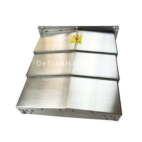 Steel Telescopic Slide Way Guard Shield Protect Bellow Cover for Industries