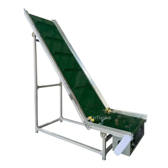 Customizable 90-Degree Curve Belt Conveyor Aluminum Belt Inclined Lifting Conveyor for Sale