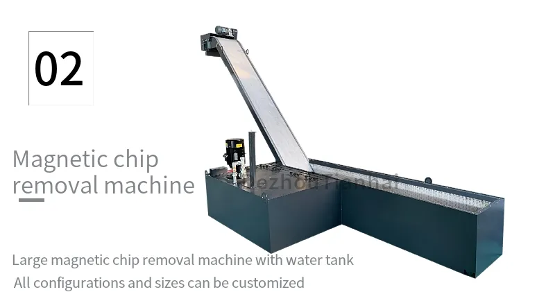 CNC Chip Conveyor Permanent Magnetic Chip Conveyor Working Chips Conveyor