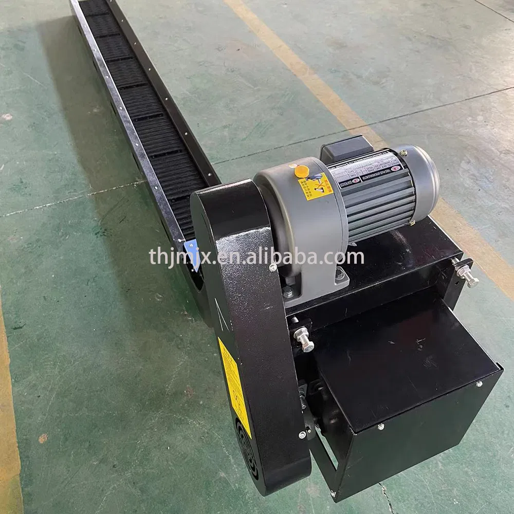 Customized Chain Plate Chip Conveyor Cleaner Made of High-Quality Steel Plate.