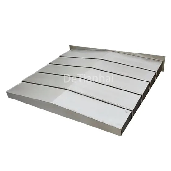High Quality Production Telescopic Spring Steel Cover Roll up Cover Bellows with Steel Lamella