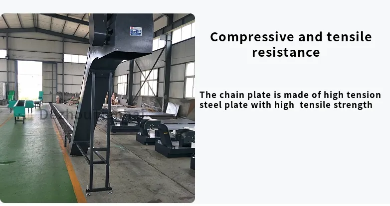 Scraped Type Chip Conveyor Used in Machine Belt Type Conveyor