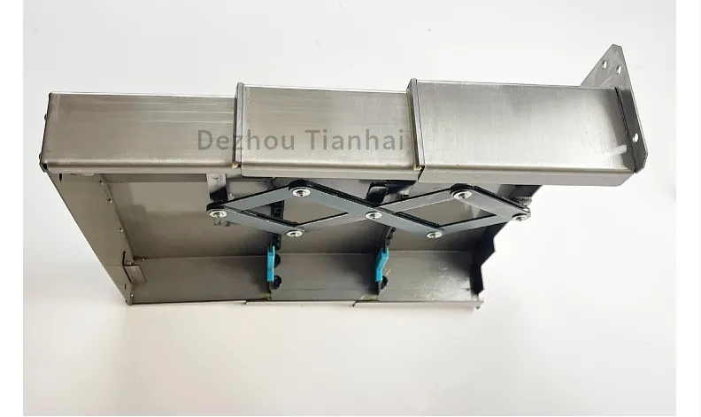 CNC Machine Guards Cover Metal Sheet Telescopic Railway Protection Steel Telescopic Covers