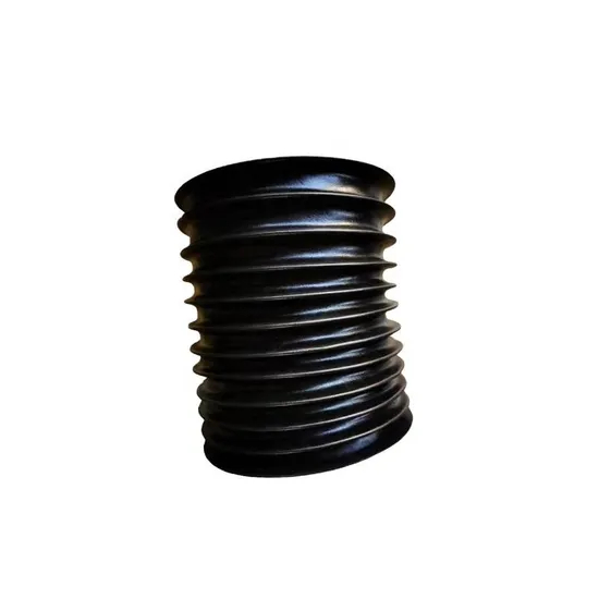 Nylon Rubber Dust Proof Oil Proof Waterproof Round Bellows Cover for Hydraulic Cylinders