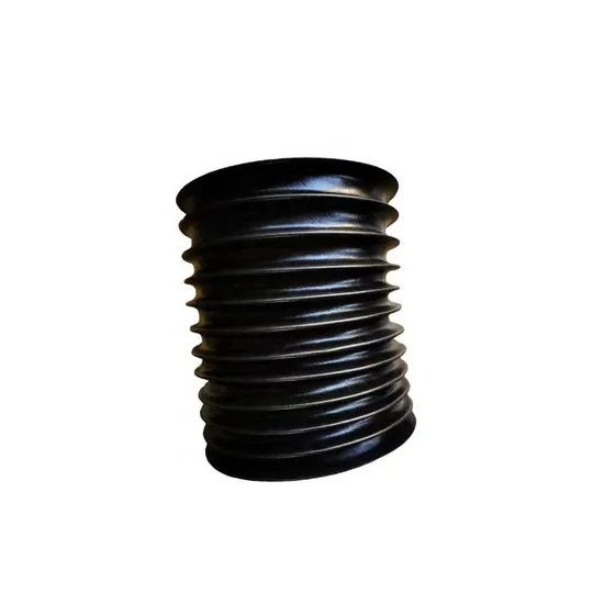 Nylon Rubber Dust Proof Oil Proof Waterproof Round Bellows Cover for Hydraulic Cylinders