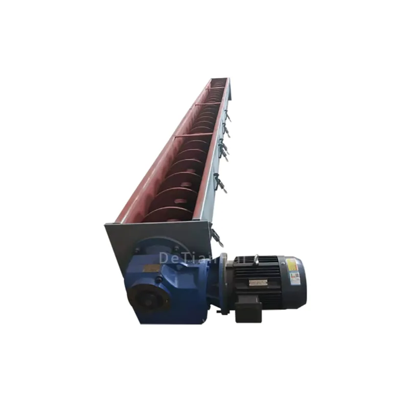 The CNC Machining Center Uses a Customized Chain-Plate Chip Conveyor