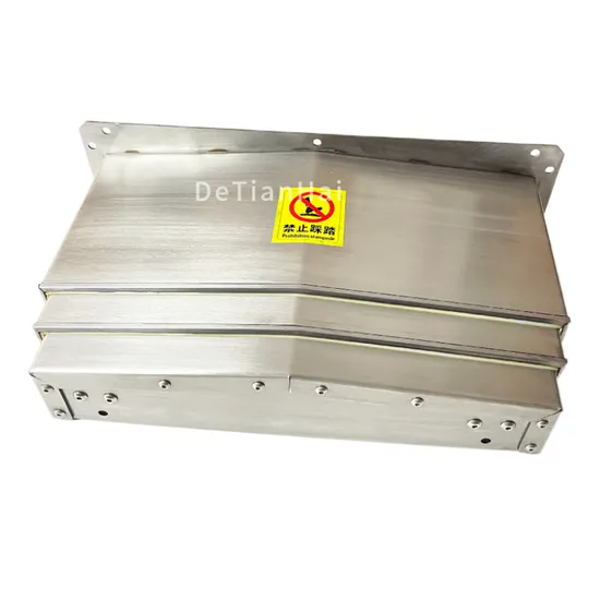 Customized Steel Telescopic Bellow Cover for CNC Machine Protective Guard Shield