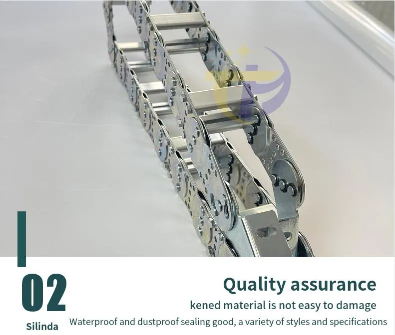 Machine Protective System Stainless Steel Cable Carrier Chain