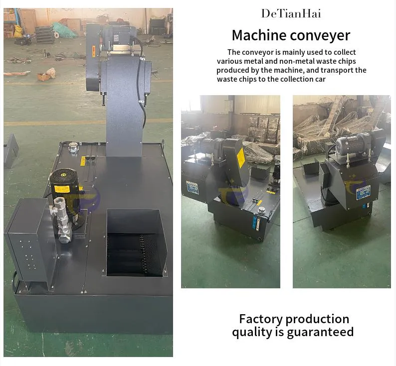 CNC Machine Scraper Chain Conveyor Metal Chip Removal Conveyor