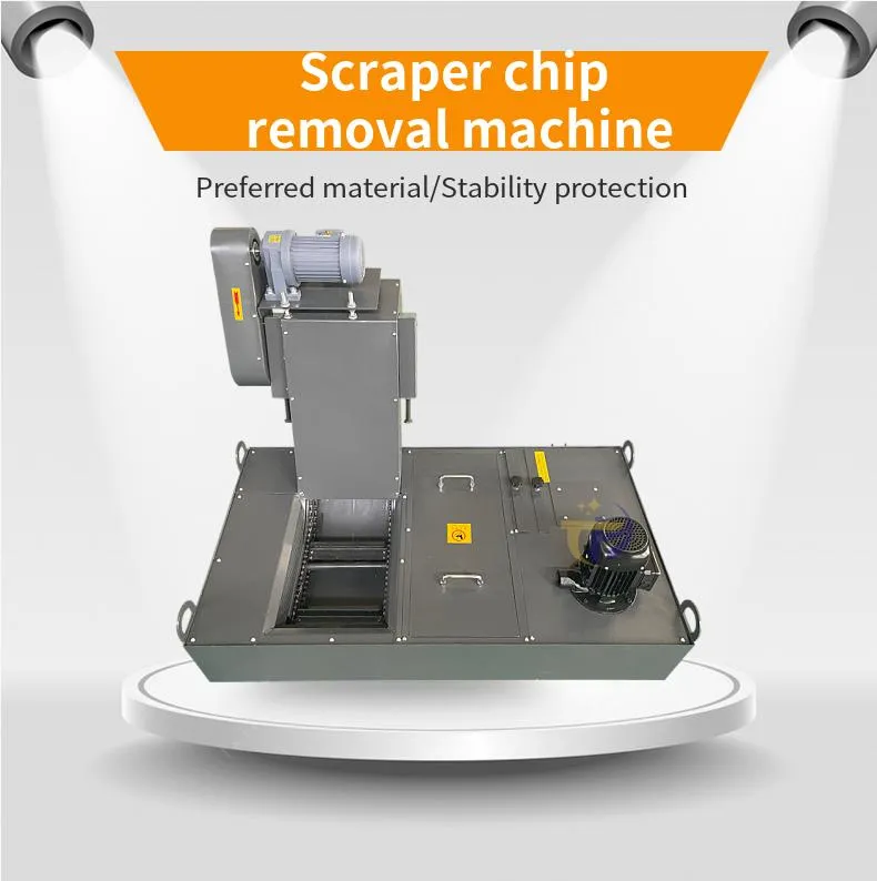 High Quality Belt Type Chip Scraper Conveyor CNC Metal Chip Conveyor Machine