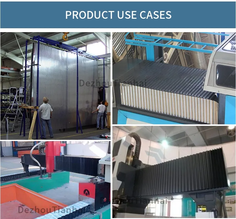 Steel Plate Machine Protective Shield Steel Armor Bellows Cover Protection Bellow Cover