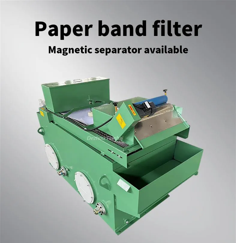 Paper Bag Filter with Magnetic Separator 50L Coolant Paper Tape Filter System