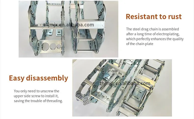 Hot Sales Galvanized Steel Cable Carrier Drag Chain for Industrial CNC Machine