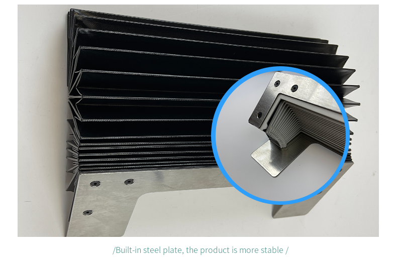 Fire-Resistant Bellow Cover for CNC Machine Guide Rail