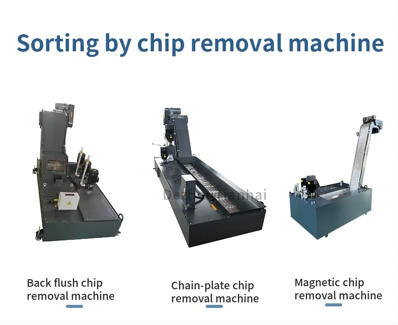 CNC Hinged Chip Conveyor Metal Chips Removing Machine Chain Plate Chip Conveyor