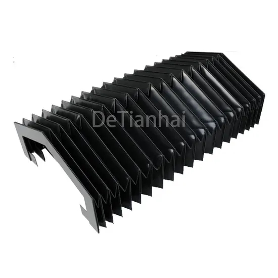 Customized Flexible Flat Protection Guide Bellows Dust Bellow Cover for CNC Dust Bellows Welding Machine