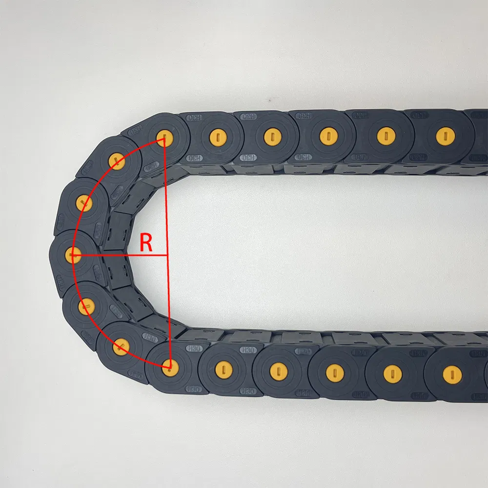 18 Series High Quality Plastic Nylon Cable Electric Drag Chain for CNC