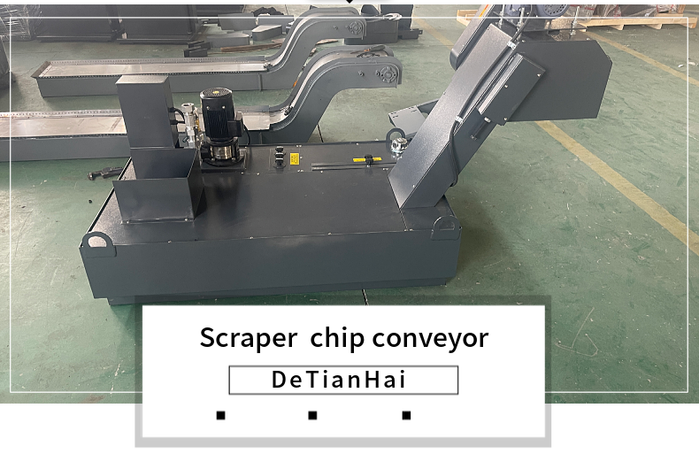 CNC Machine Tool Stainless Steel Scraper Chip Removal Machine Scrap Conveyor Elevator