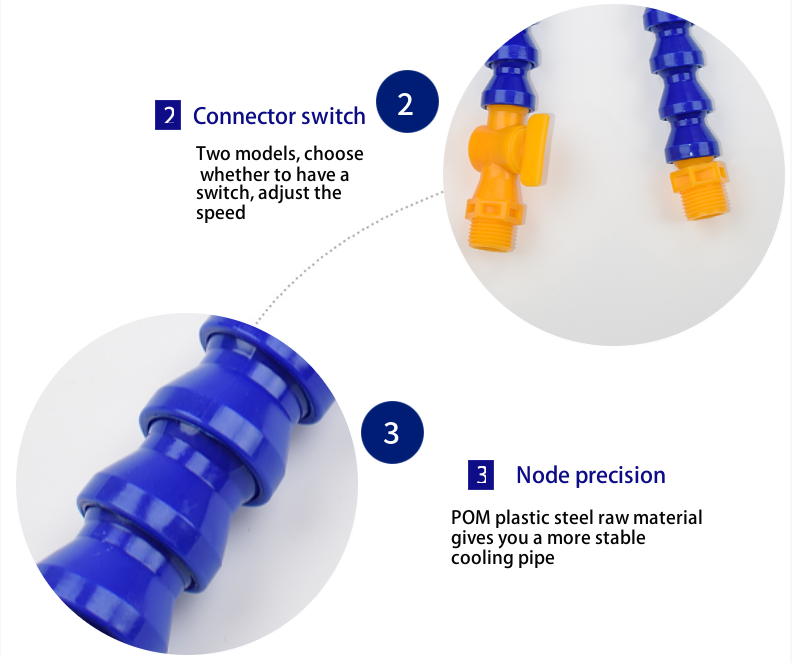 Flexible Oil Spray Plastic Cooling Water Pipe with Magnetic Base