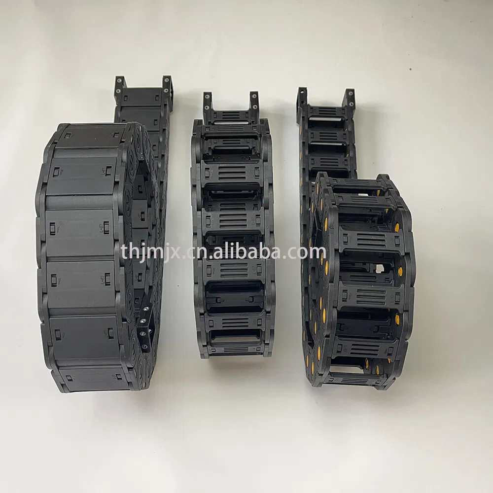 45 Series Manufacturers of Machine Tools Fully Closed Tank Chain Plastic Nylon Cable Drag Chain