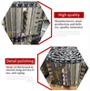 Stainless Steel Metal Punching Chain Plate Conveyor Belt Machine Tool Chip Conveyor Belt