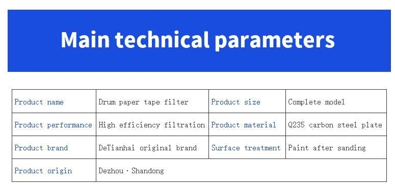 Stainless Steel 304 Material Liquid Filters Drum Coolant Paper Tape Filter Machine