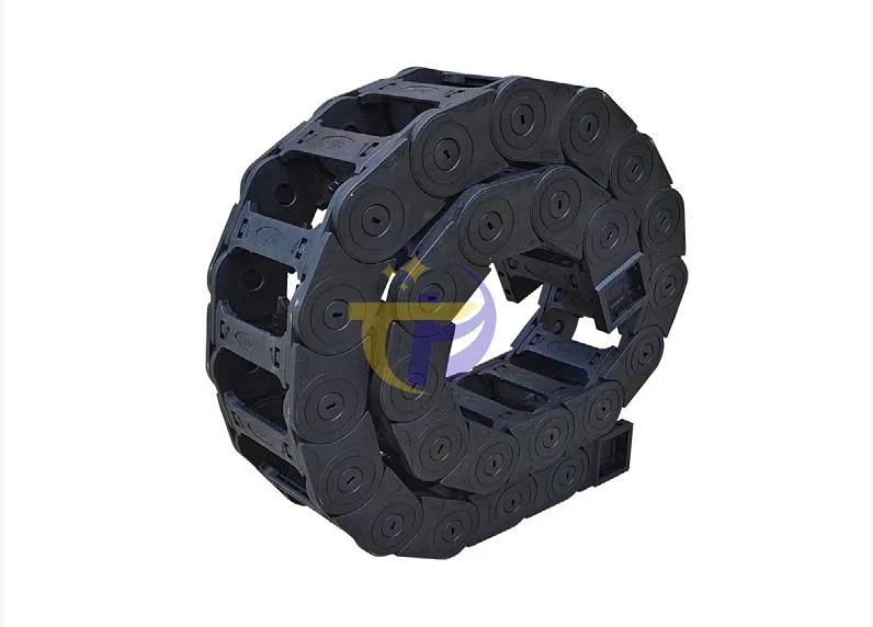 High Speed Nylon Material Electrical Bridged Cable Carrier Drag Chain