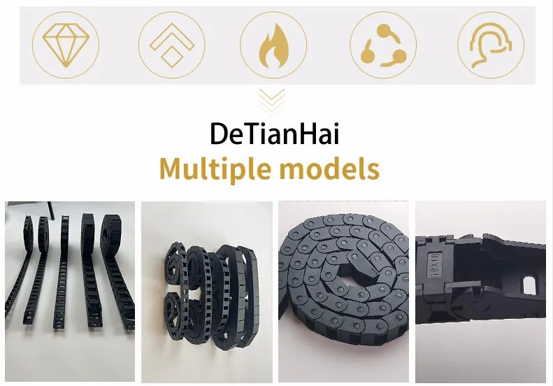 High Speed Nylon Material Electrical Bridge Cable Carrier Drag Chain