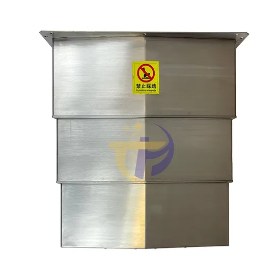 Steel Plate Telescopic Machinery Guard Shield Bellow Cover