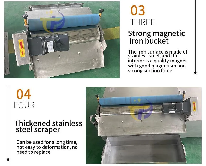 Factory Direct Sales Machine Tool Magnetic Roll Separator Magnetic Tape Chip Separator