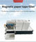 CE Certificate OEM 100L 200L 500L Paper Tape Filter with Magnetic Separator