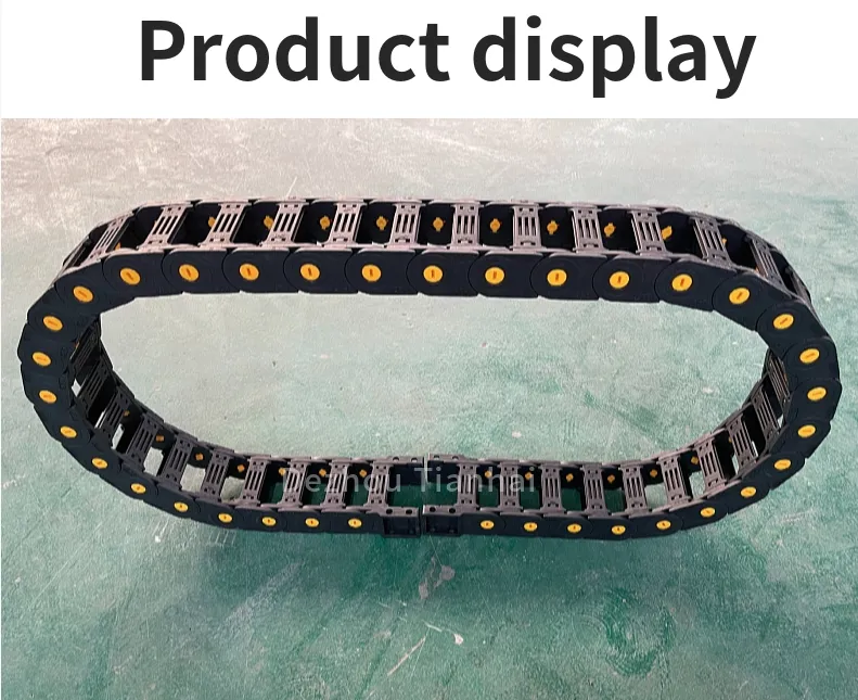 Bridge/Closed Cable Carrier Hydraulic Hose Cable Nylon Drag Chain Energy Chain
