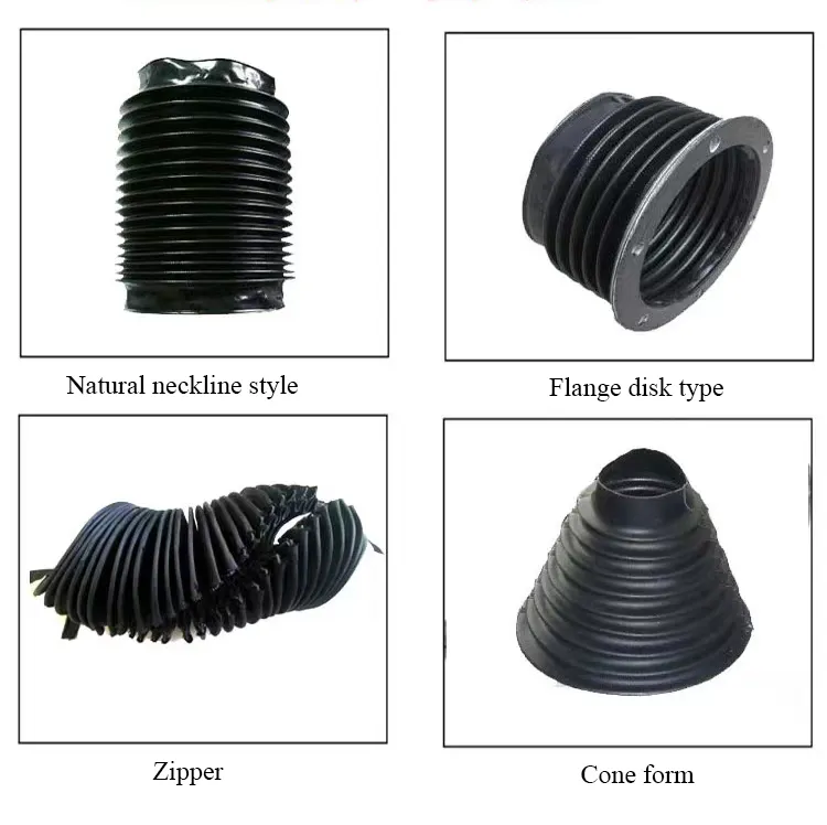 Waterproof, Dustproof, Oil-Proof Bellows Cover Telescopic Circular Shield Flexible Circular Tube