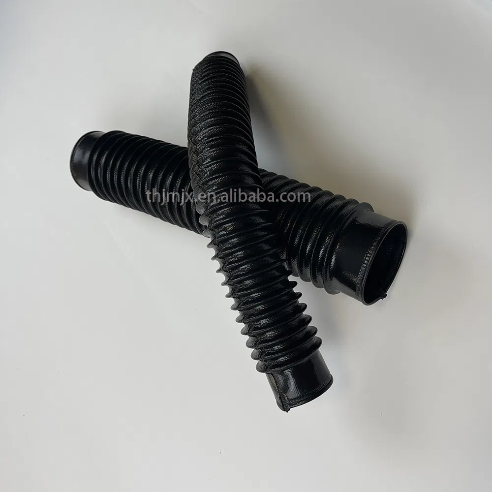 Nylon Rubber Dust Proof Oil Proof Waterproof Round Bellows Cover for Hydraulic Cylinders