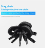 Small Size Flexible Plastic Cable Protective Tube Nylon Drag Chain