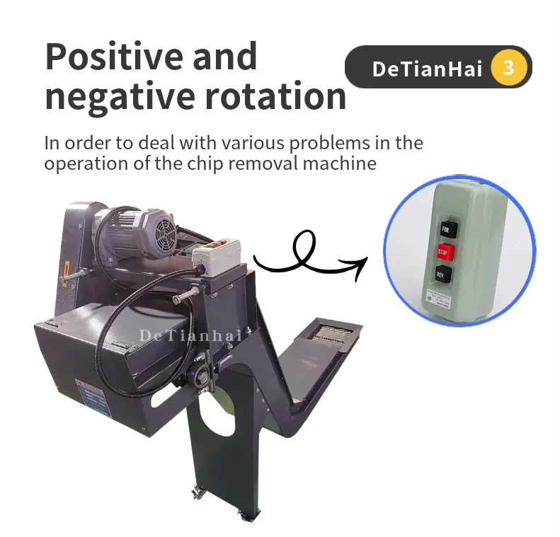 Detianhai Best-Selling Chain Plate Chip Conveyor for CNC Machine